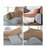 Подушка Qmed ортопедическая под спину LUMBAR HALF ROLL PILLOW 40×33×12